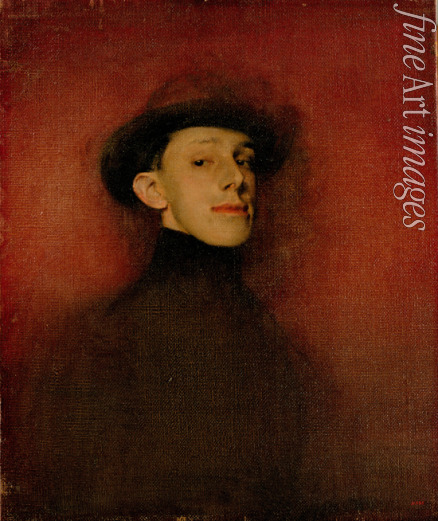Casas Ramon - Porträt von König Alfons XIII. (Studie)