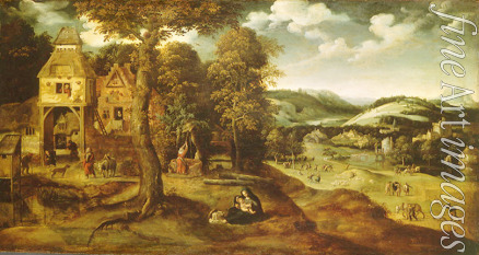 Patinier Joachim - Landscape with the Flight into Egypt