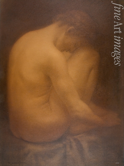 Rassenfosse Armand - Male Nude Seated