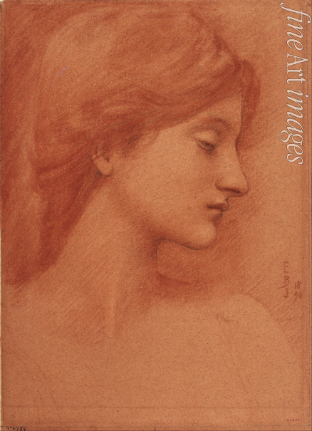 Burne-Jones Sir Edward Coley - Female Head