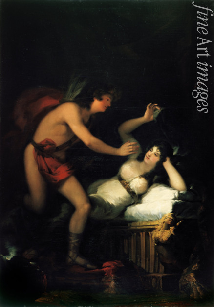 Goya Francisco de - Allegorie der Liebe (Amor und Psyche)