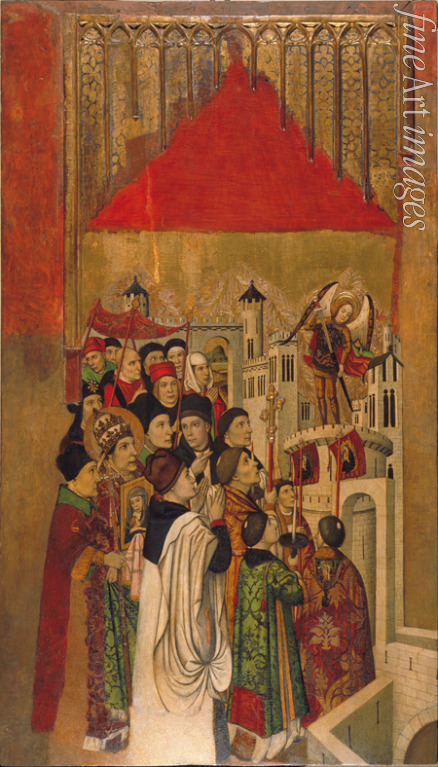 Huguet Jaume - Apparition of Saint Michael at the Castle of Sant'Angelo