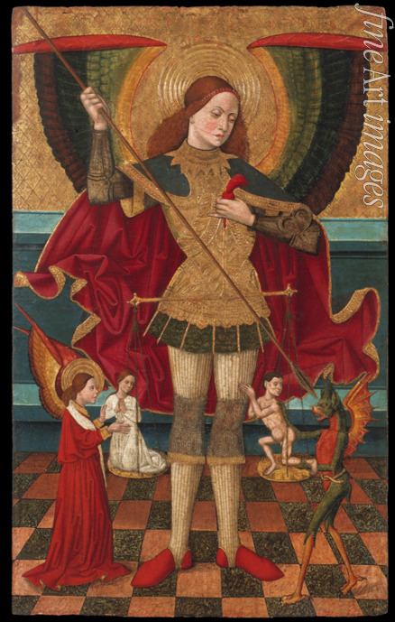 Abadía Juan de la the Elder - The Archangel Michael weighing the Souls of the Dead