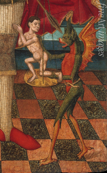 Abadía Juan de la the Elder - The Archangel Michael weighing the Souls of the Dead (Detail)