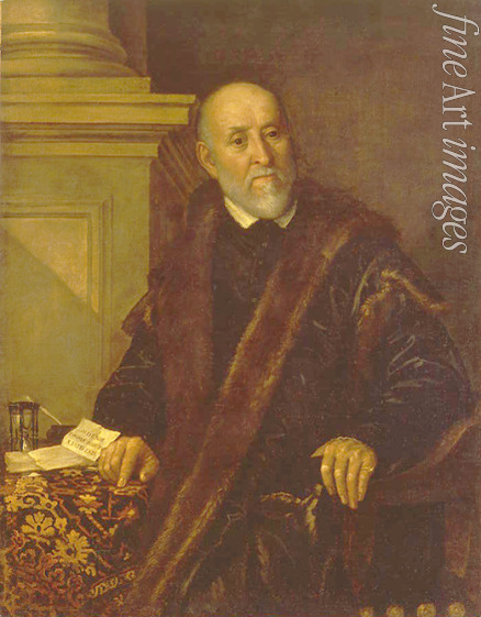 Caliari Benedetto - Porträt des Verlegers Tommaso Giunta (1494-1566)