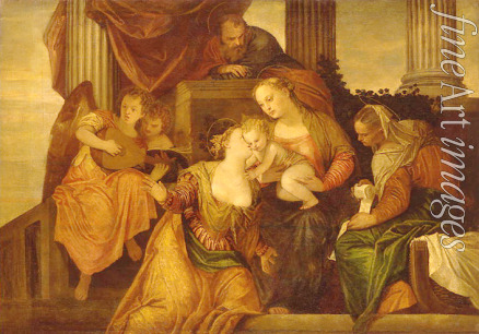 Veronese Paolo - Die mystische Hochzeit der heiligen Katharina