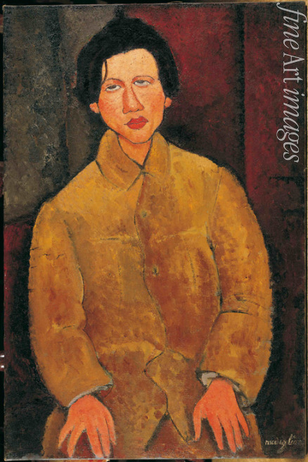 Modigliani Amedeo - Porträt von Chaïm Soutine (1893-1943)