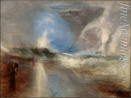 Turner Joseph Mallord William - Raketen und blaue Lichter (nahe dran) warnen Dampfschiffe vor Untiefen