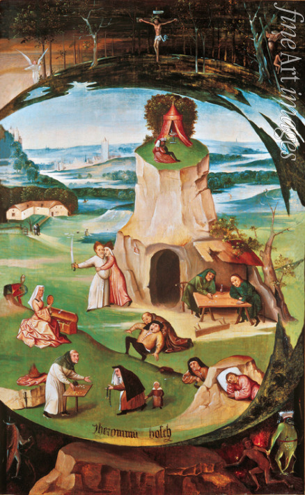 Bosch Hieronymus - Die sieben Todsünden