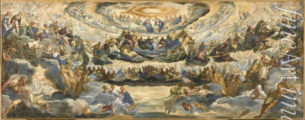 Tintoretto Jacopo - Die Marienkrönung (Das Paradies)