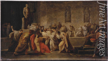 Camuccini Vincenzo - The Death of Julius Caesar