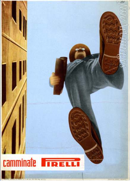 Scopinich Ermanno Federico - Advertisement for Pirelli soles