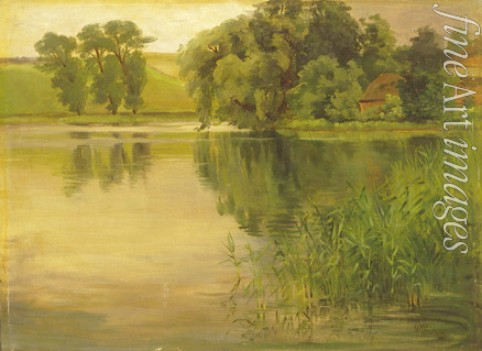 Trübner Heinrich Wilhelm - At a pond