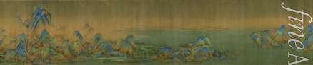 Wang Ximeng - Sich über tausend Li erstreckende Flüsse und Berge (Detail)