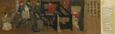 Gu Hongzhong (Kopie nach) - Han Xicais Nachtbankett (Detail)