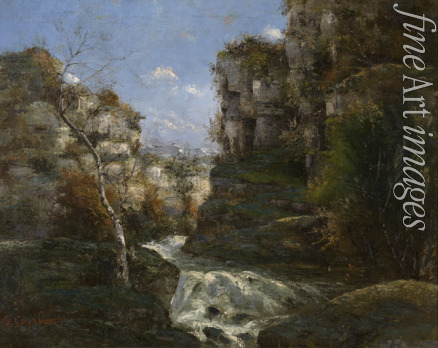 Courbet Gustave - Rocks near Ornans