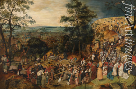 Brueghel Pieter der Jüngere - Die Kreuztragung Christi