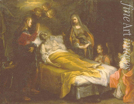 Italienischer Meister - Der Tod des heiligen Josef