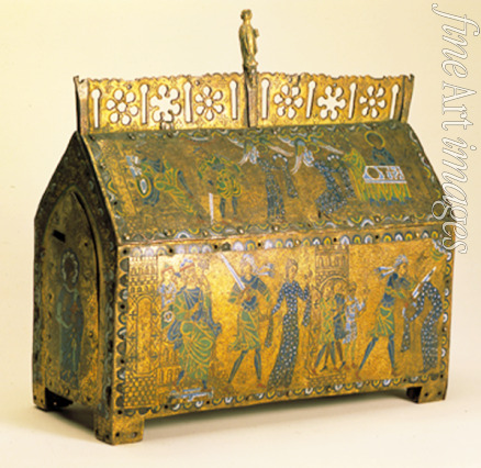 West European Applied Art - Reliquary with scenes from the Life of Saint Valeria