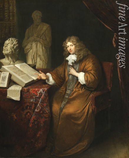 Netscher Caspar - Portrait of the collector Abraham van Lennep