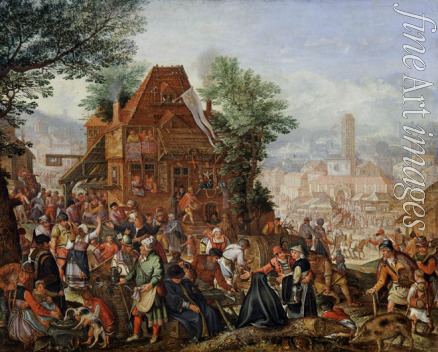 Stevens Pieter - Feast on the anniversary of a church consecration