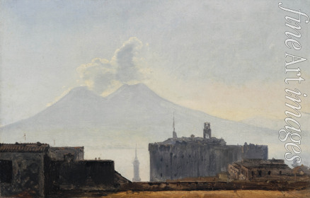 Robert Louis-Léopold - View of Naples with Vesuvius