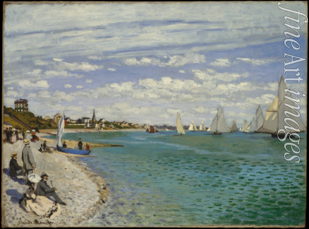Monet Claude - Regatta at Sainte-Adresse