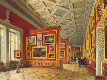 Premazzi Ludwig (Luigi) - Interiors of the New Hermitage. The Room of the French School