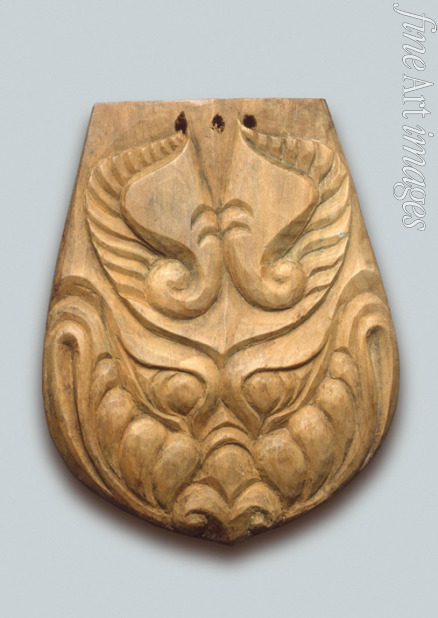 Ancient Altaian Pazyryk Burial Mounds - Pendant in the form of a stylized tiger head