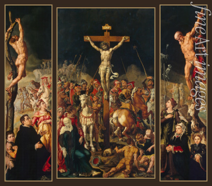 Heemskerck Maarten Jacobsz van - Calvary (Triptych)