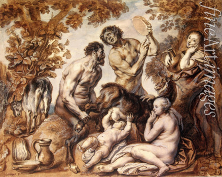 Jordaens Jacob - Die Ziege Amalthea ernährt Zeus