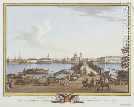 Paterssen Benjamin - View of the Saint Isaac's Bridge from the Vasilyevsky Island