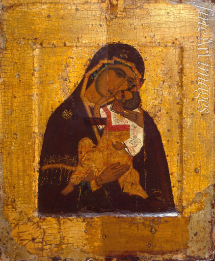 Russian icon - Our Lady of Tenderness (The Virgin Eleusa)