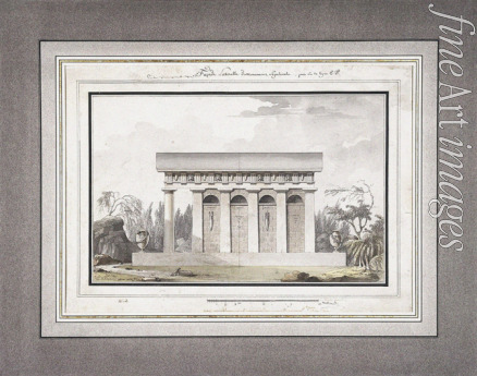 Thomas de Thomon Jean François - Das Mausoleum von Paul I. (
