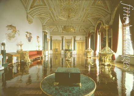Briullov Alexander Pavlovich - The Malachite Hall of the Winter Palace