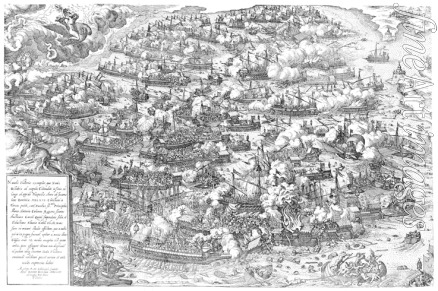 Rota Martino - The Battle of Lepanto on 7 October 1571