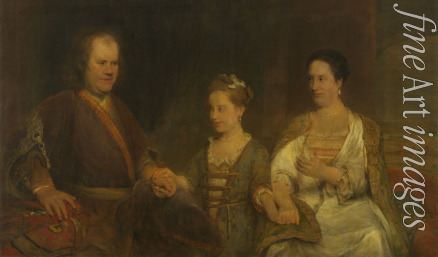 Gelder Aert de - Familienporträt von Hermanus Boerhaave (1668-1738), seine Frau Maria Drolenvaux (1686-1746) und Tochter Johanna Maria (1712-1791