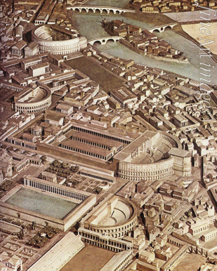 Historisches Objekt - Theater des Pompeius im Stadtmodell
