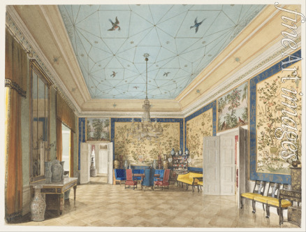 Gaertner Johann Philipp Eduard - The Chinese Room in the Royal Palace, Berlin