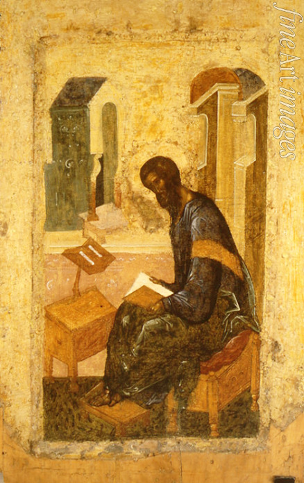 Rublev Andrei - Saint Matthew the Evangelist (Detail of the Royal Doors)
