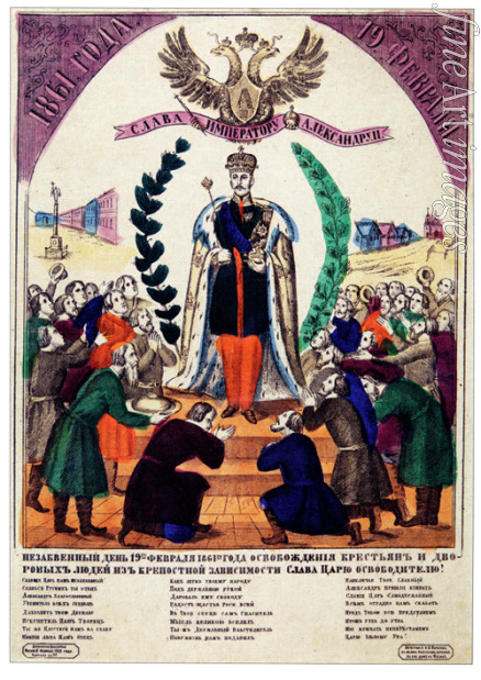 Russischer Meister - Unvergesslicher Tag der Aufhebung der Leibeigenschaft 1861