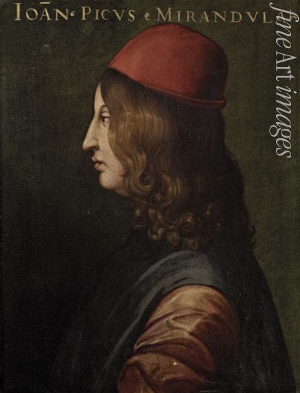 Dell'Altissimo Cristofano - Porträit von Giovanni Pico della Mirandola (Giovio-Serie)