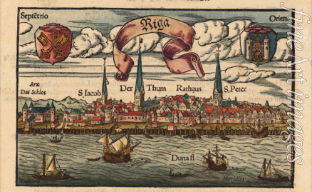 Münster Sebastian - Riga (From the Cosmographia)