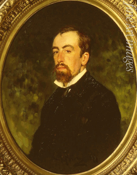 Repin Ilya Yefimovich - Portrait of the artist Vasili Polenov (1844-1927)