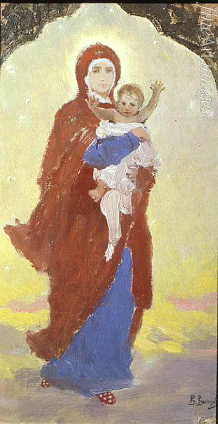 Wasnezow Viktor Michailowitsch - Madonna mit dem Kinde