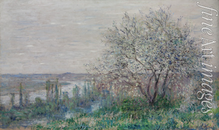Monet Claude - Frühlingsstimmung bei Vétheuil