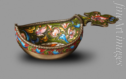 Rückert Fyodor (Fabergé manufacture) - Kovsh (drinking vessel or ladle)