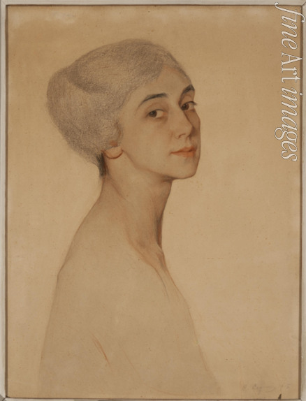 Sorin Saveli Abramovich - Portrait of the Ballet dancer Tamara Karsavina (1885-1978)