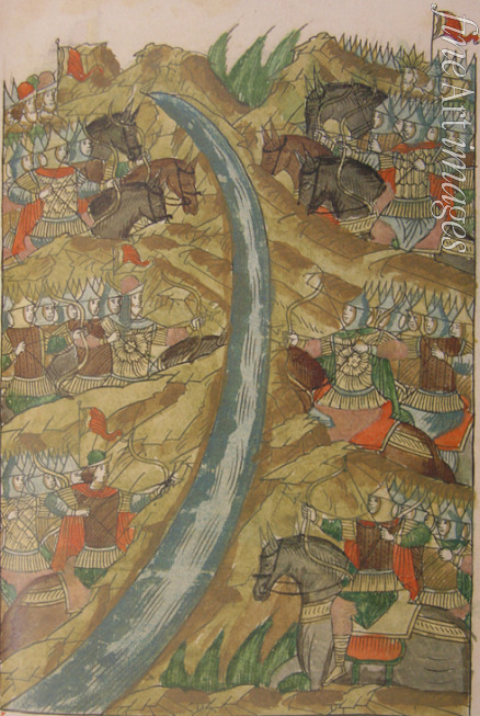 Anonymous - Great Stand on the Ugra river, 1480 (From the Illuminated Compiled Chronicle)