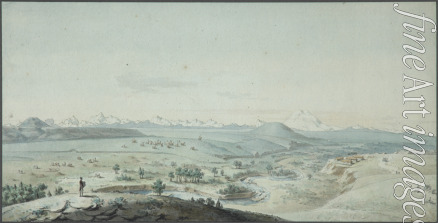 Korneev (Karneev) Yemelyan Mikhaylovich - View of the Konstantinogorsk Fortress from the Mountain Mashuk